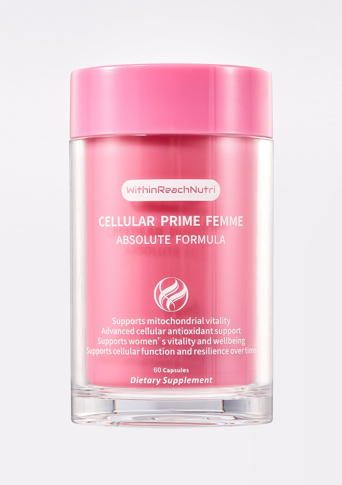 WithinReachNutri Cellular Prime Femme | L-Ergothioneine &amp; S-Equol  | 60 Capsules